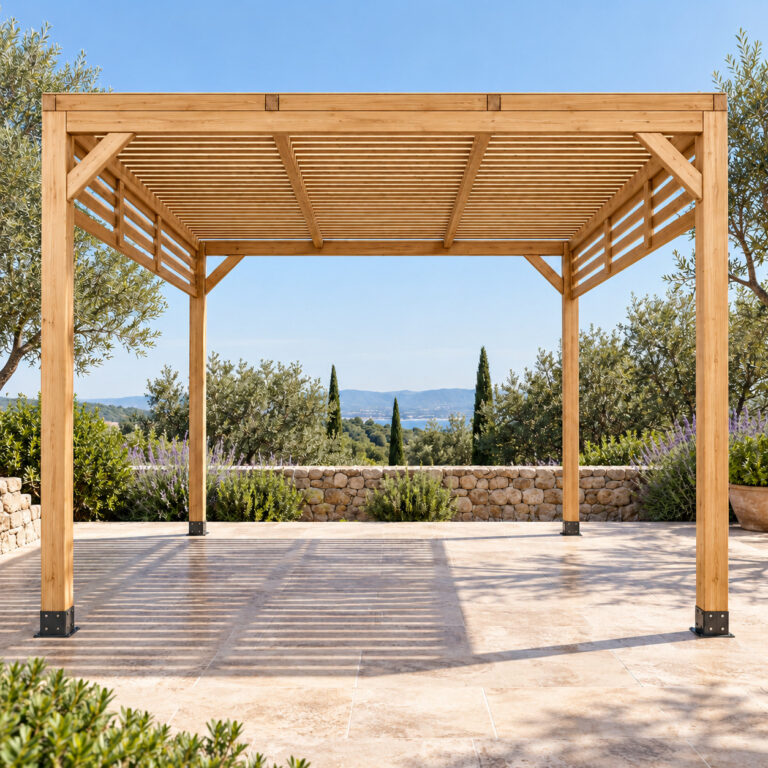 Pergola techada de madera: que proteccion ofrece