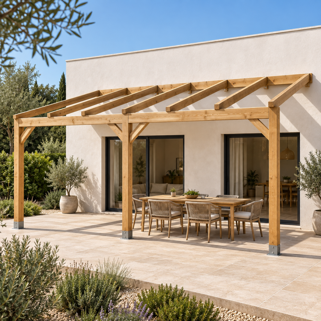 Base para pergola de madera: requisitos antes del montaje